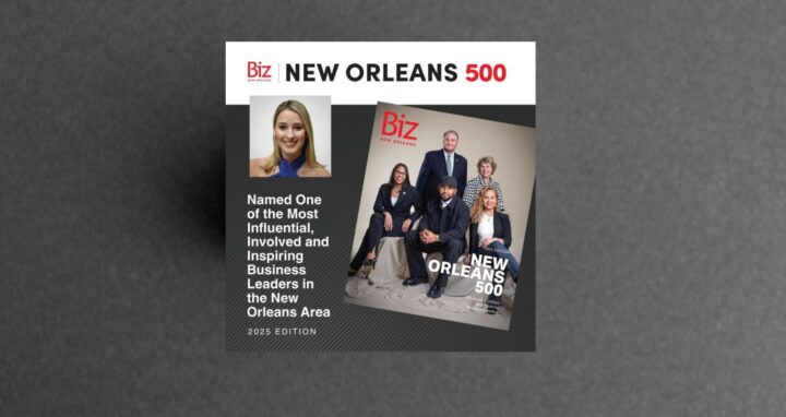 Carrie DeVries Pavlick recognized in New Orleans Top 500