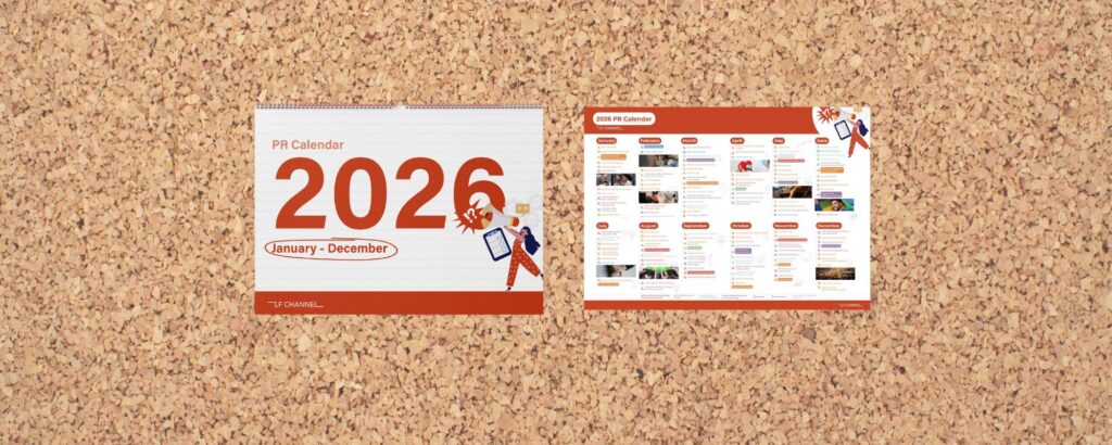 LF Channel 2026 PR Calendar Planner